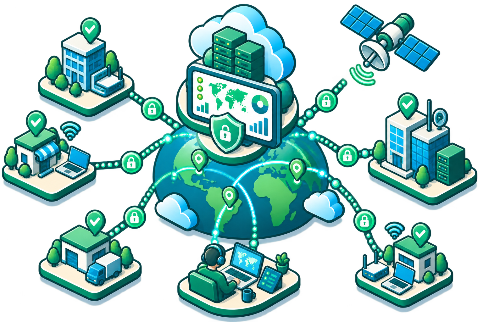 Monitor Branch and Headquarters Connectivity