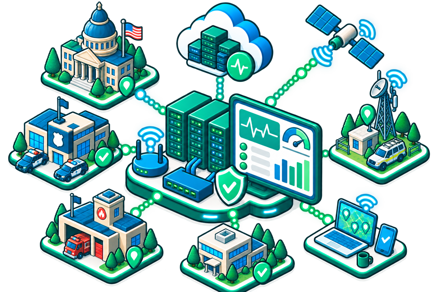Monitor Public Safety and Agency Networks