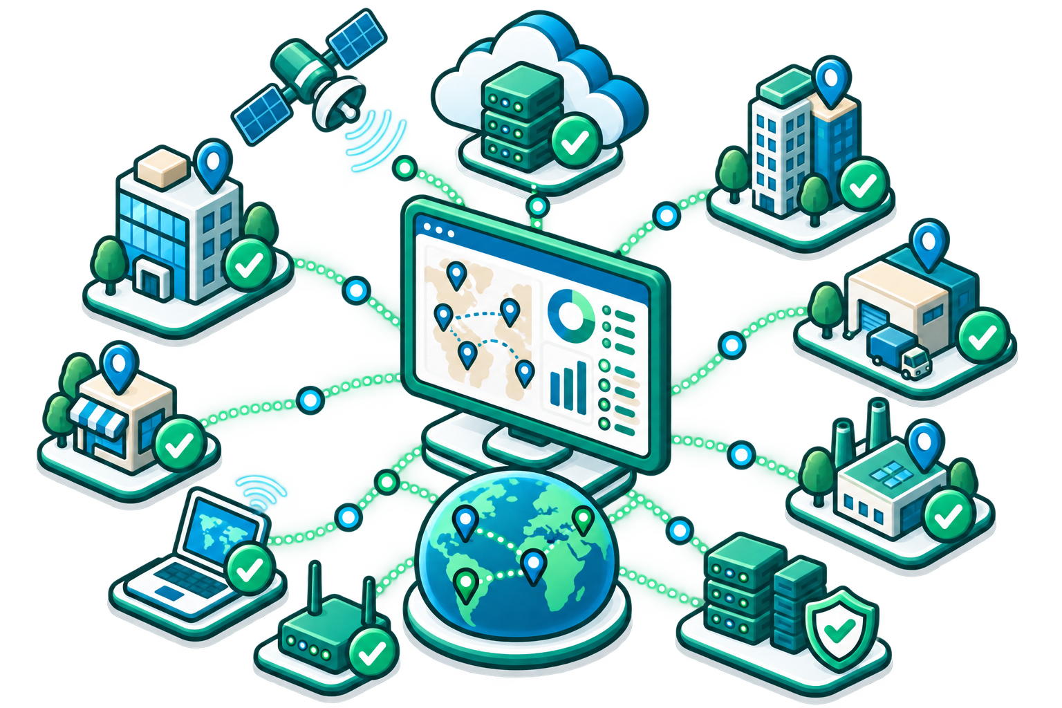 Monitor Remote Sites and Distributed Sites
