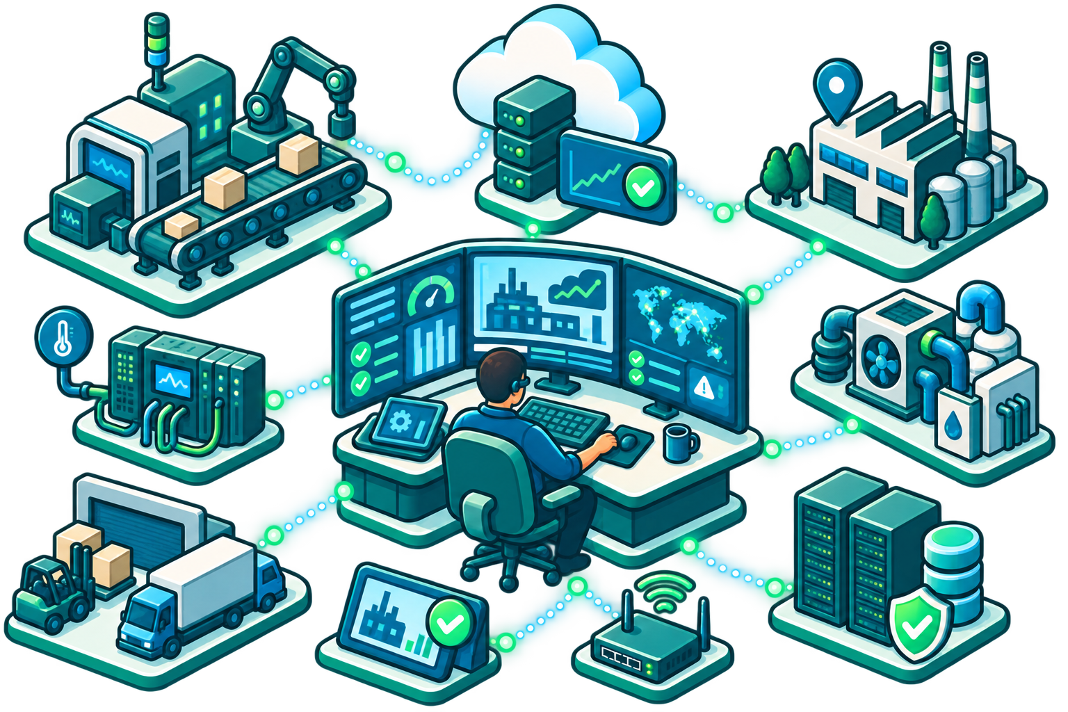 Network and Server Monitoring for Manufacturing
