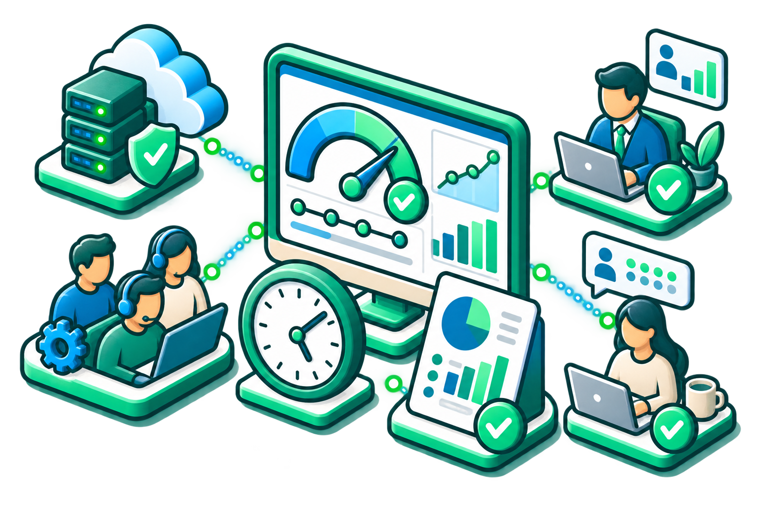 Support Customer or Internal Services Reviews